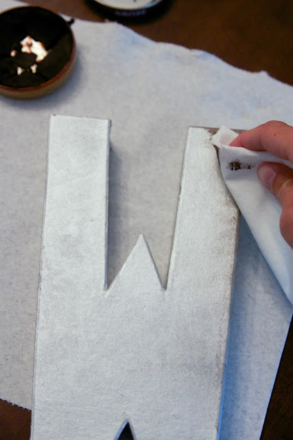 Paper Mache Letter