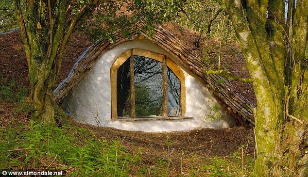 Man Builds Fairy Tale Home for His Family – Total Cost £3,000 - Hobbit Home Outside