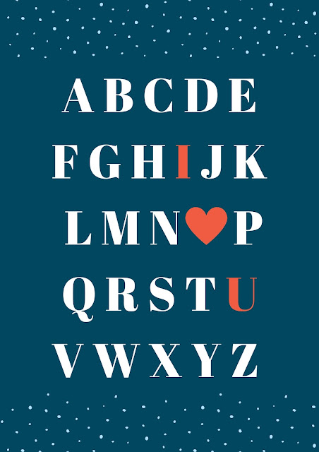 I love you alfabet 