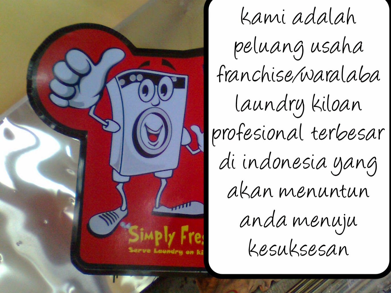 peluang usaha franchise / waralaba laundry kiloan profesional terbesar di indonesia