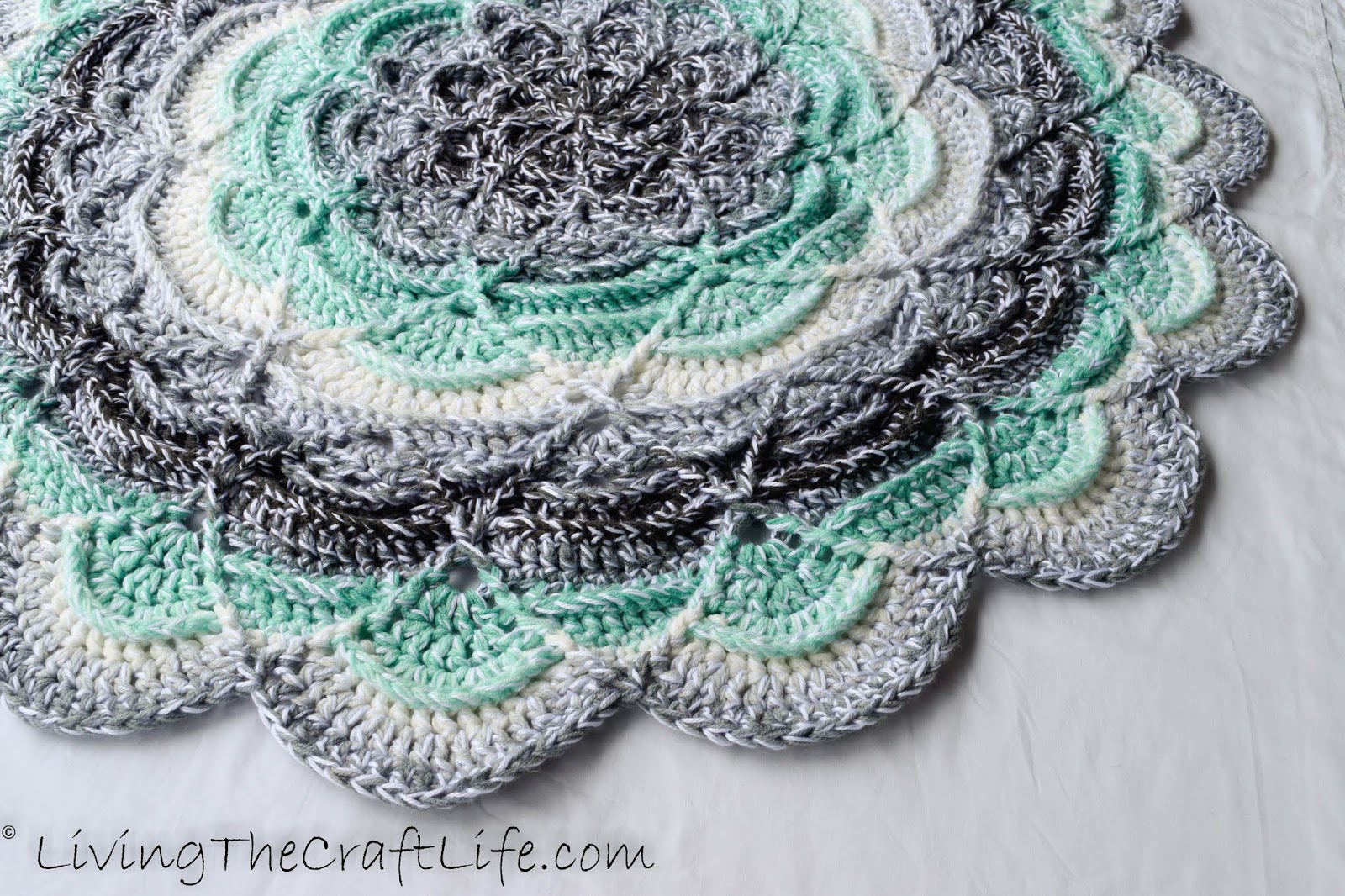 Living The Craft Life Flower Puddles Blanket Genie