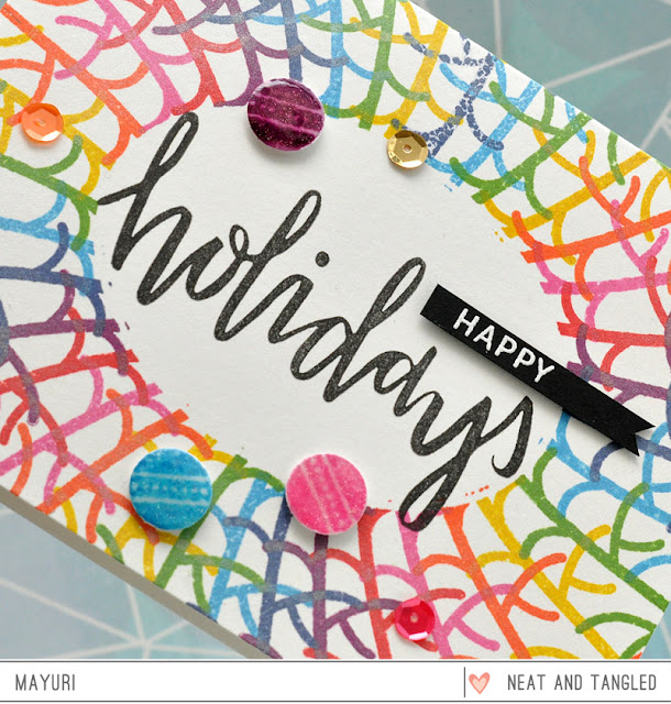 ©Candles in the Garden. Neat and Tangled November 2015 Release - Bright Baubles / Happy Holidays