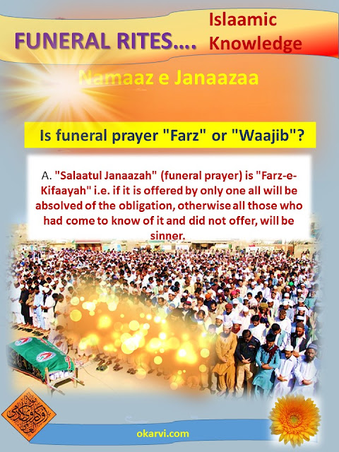 Is funeral prayer “Farz” or “Waajib”?