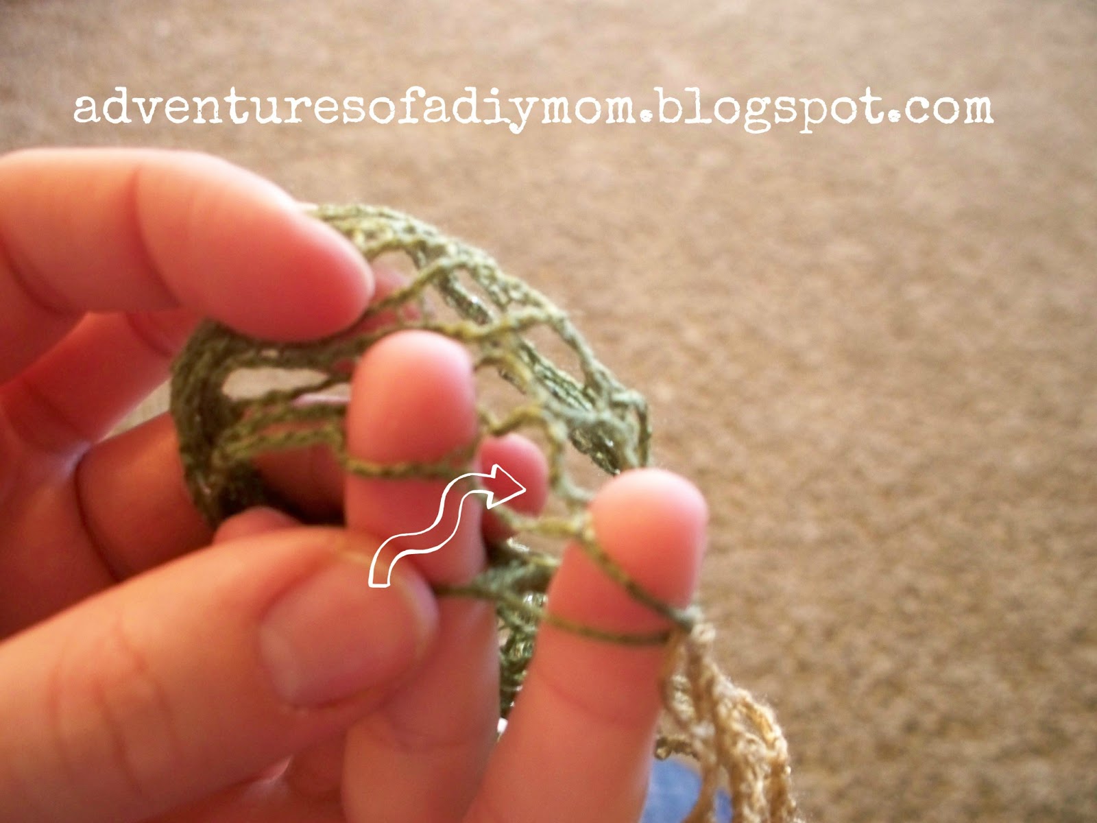 How to Make a Scarf using Sashay Yarn and your fingers Adventures of