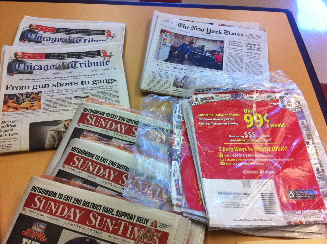 On Every Street Sunday Paper Hour