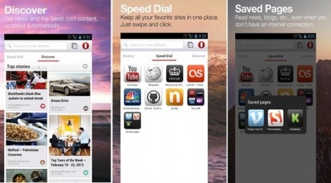 Opera's new Webkit browser for Android