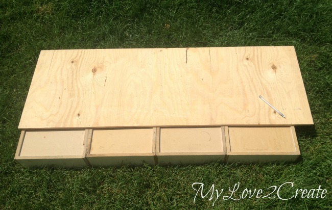 measuring plywood bottom