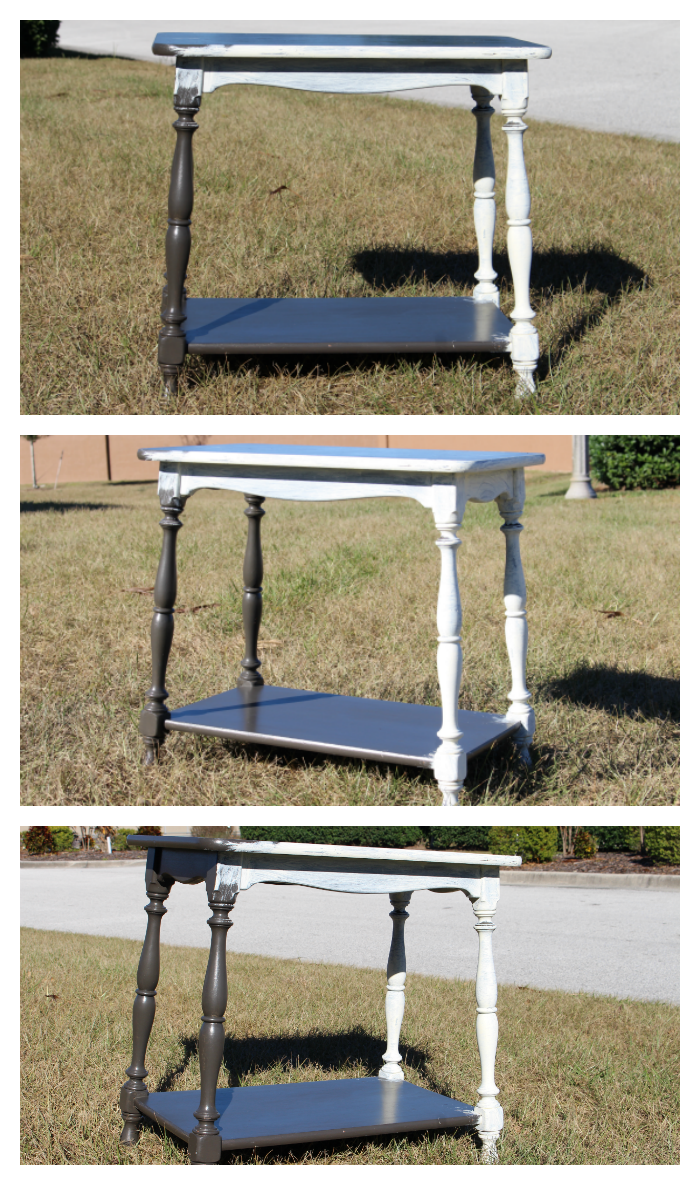 DIY180 Vintage End Table Makeover