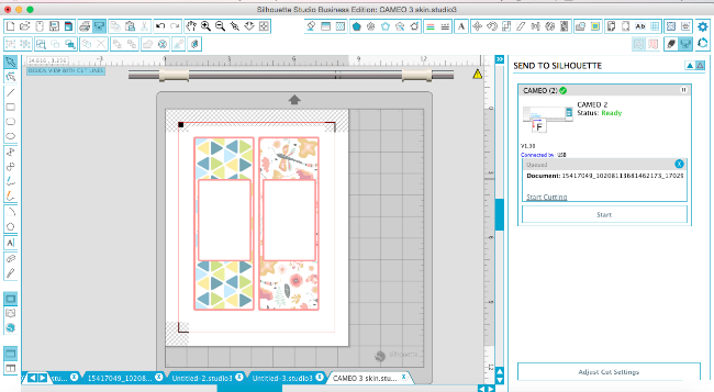 silhouette cameo 3 lcd touch screen free sample