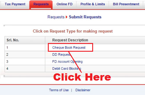 how to get cheque book from union bank of india online
