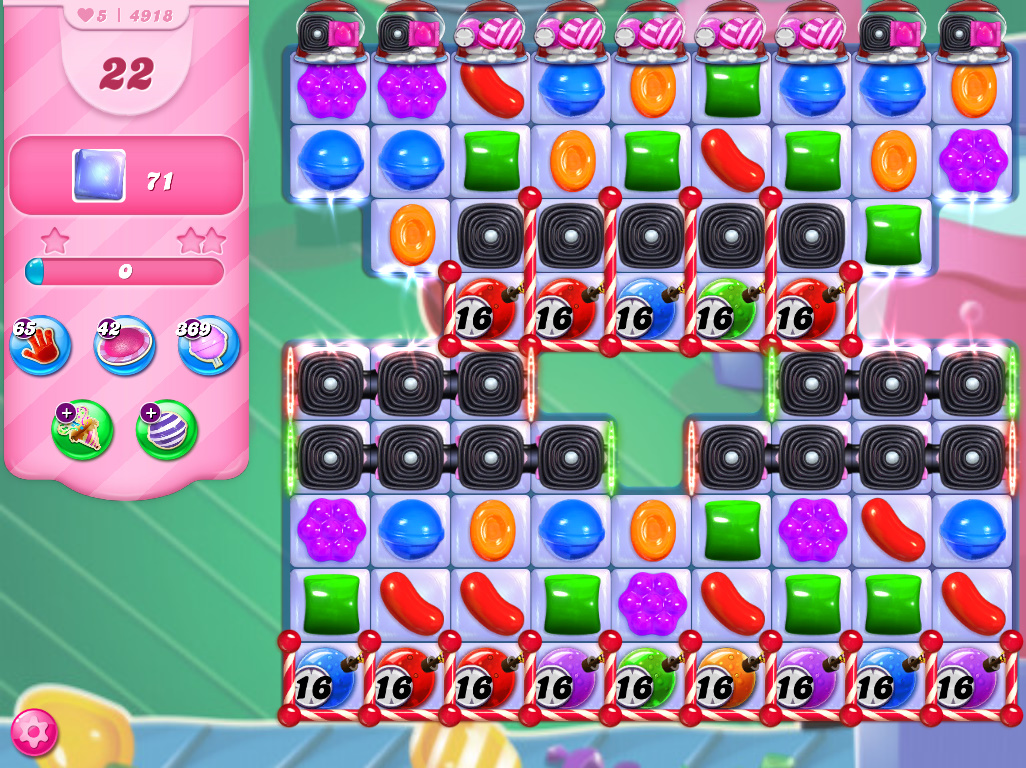 Candy Crush Saga level 4918