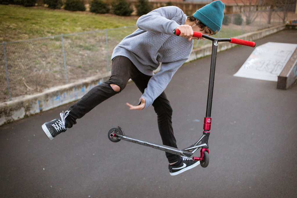 Брай флип на BMX