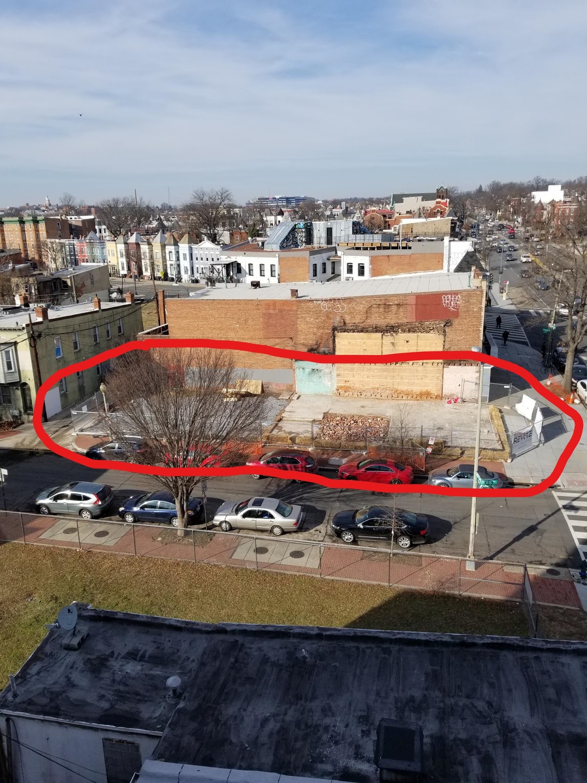 bloomingdale Truxton Circle development sites (as seen from a 1510