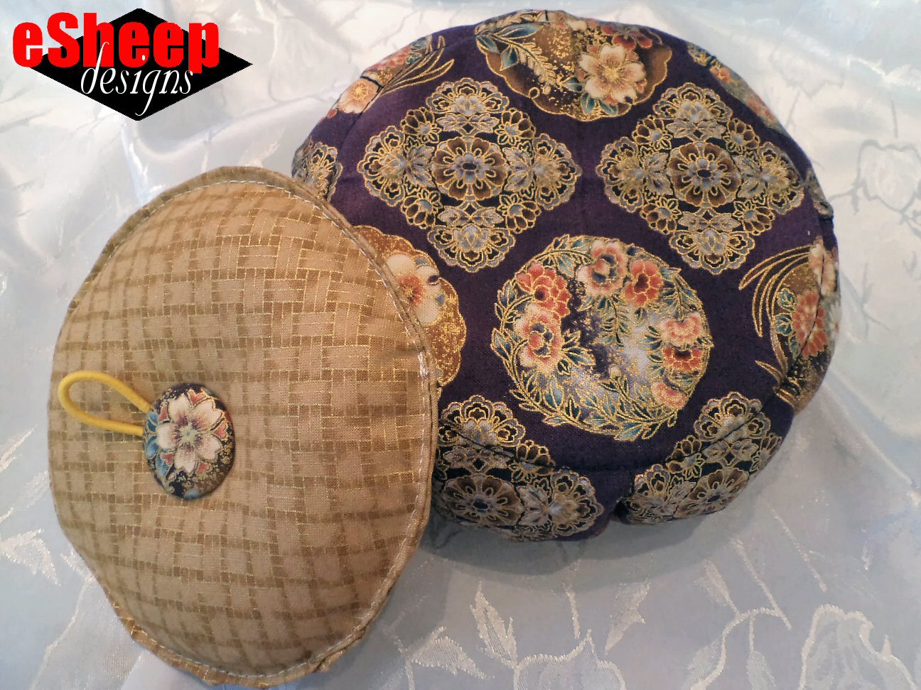 eSHEEP DESIGNS Free Pattern/Tutorial Stacking CD Baskets