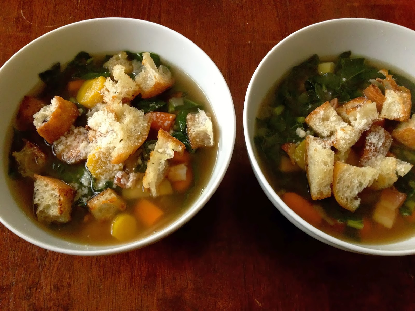 A Better Bite Kale and White Bean Soup with Bacon