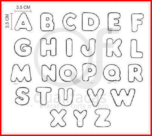 Moldes De Letras Abecedario Completo Para Imprimir Moldes De Letras Abecedario Completo Para Imprimir