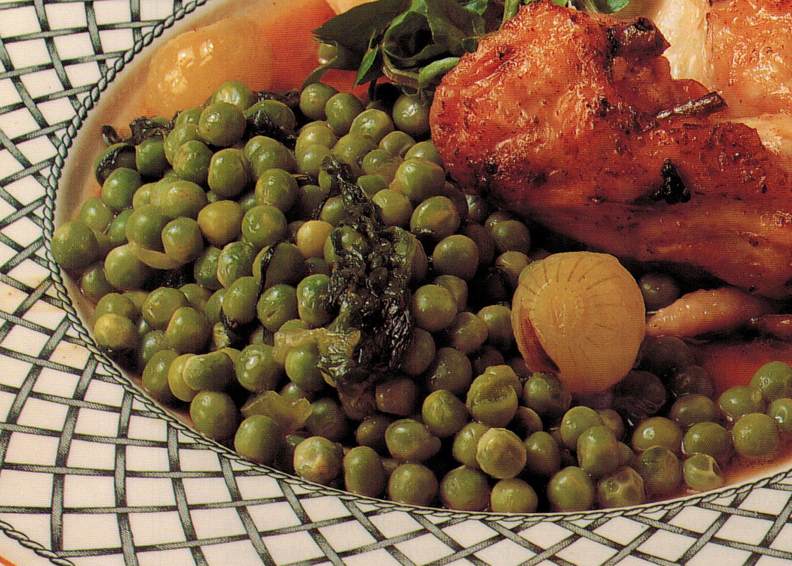 Cook to Grow Peas with Lettuce, Chervil and Onions