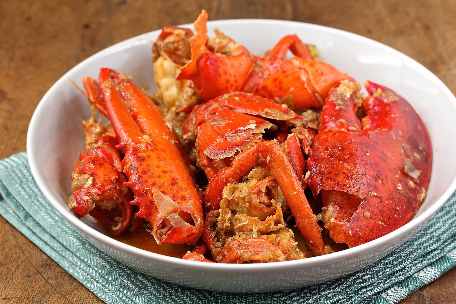 SingaporeStyle StirFried Lobster Wok Wednesdays Karen's Kitchen