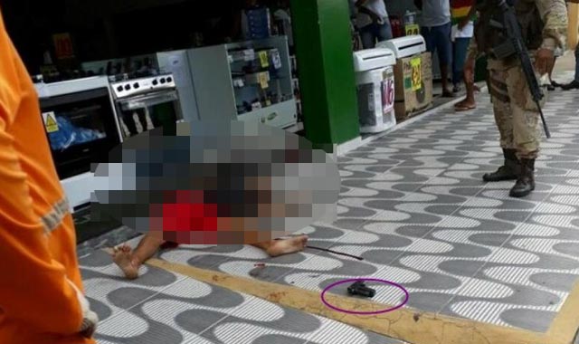 Após fazer empresário refém, homem morre em confronto com a polícia na cidade de Barra