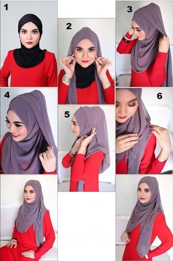 contoh tutorial hijab pashmina modern terbaru 2017/2018 contoh tutorial hijab pashmina modern terbaru 2017/2018