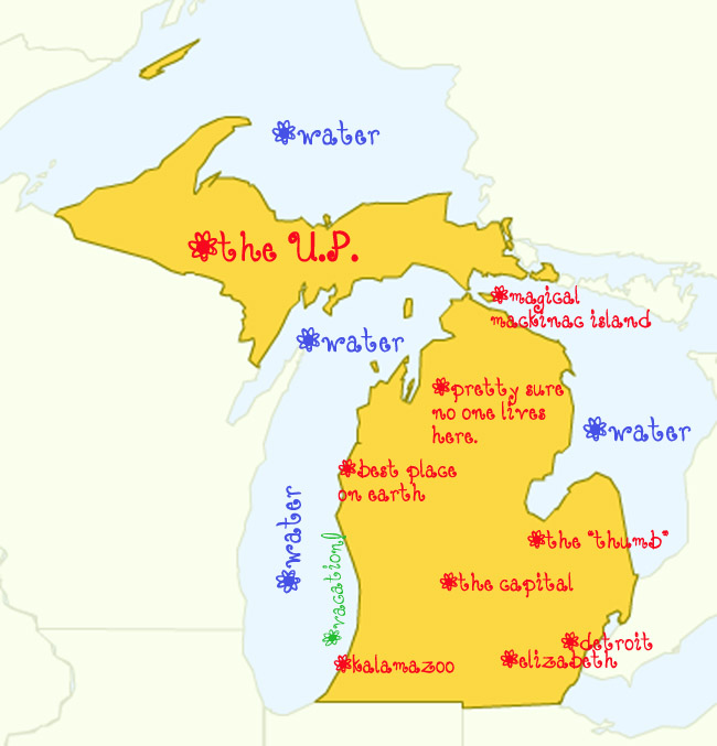 Elizabeth Downie Michigan Geography, a Lesson