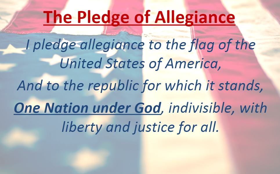 Pastor Chris' Blog: One Nation Under God