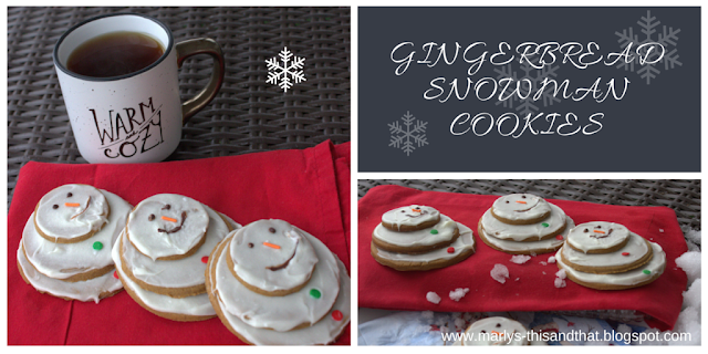 Make snowman in the warmth of your kitchen with gingerbread and white chocolate
