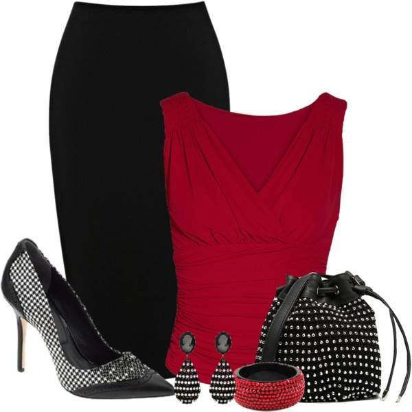 12 Classic Red and Black Outfit Ideas trends4everyone