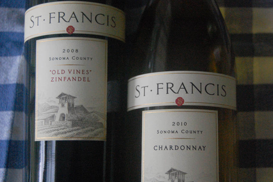 Benito's Wine Reviews St. Francis Chardonnay and Old Vines Zinfandel