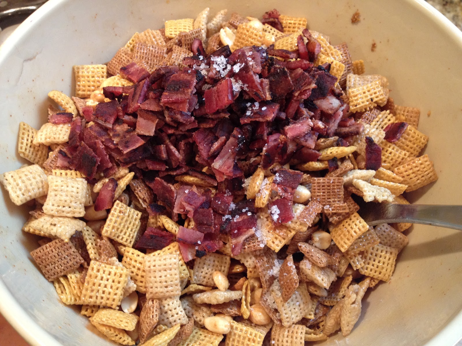 marvelous things maple bacon chex mix