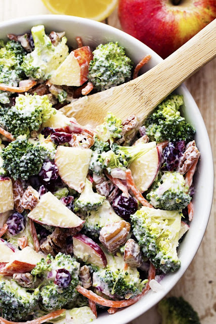 Broccoli Apple Salad | HAVING FUN FOOD