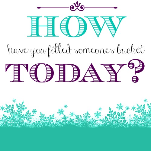 Blue Skies Ahead: Being a "Bucket-Filler" FHE