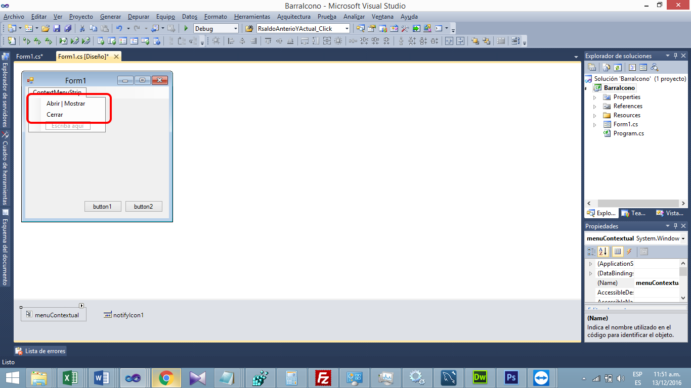Como usar el control NotifyIcon JMDeveloper