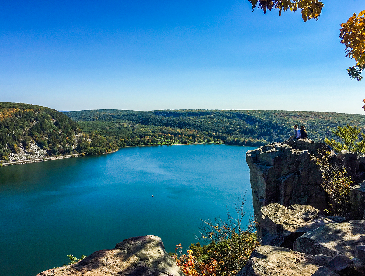 Prospect Point on the West Bluff Trail at Devils Lake State Park