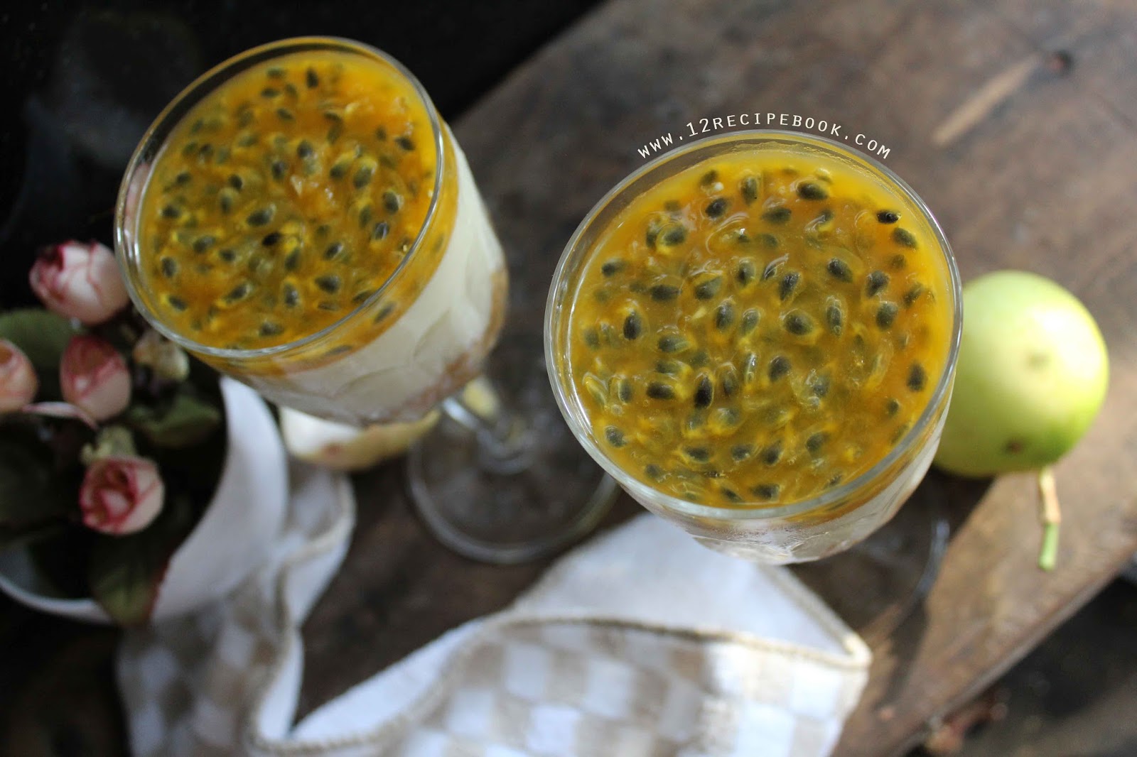 Passion Fruit Cheesecake Shots Recipe Book