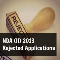 NDA (II) 2013 Rejected Applications 