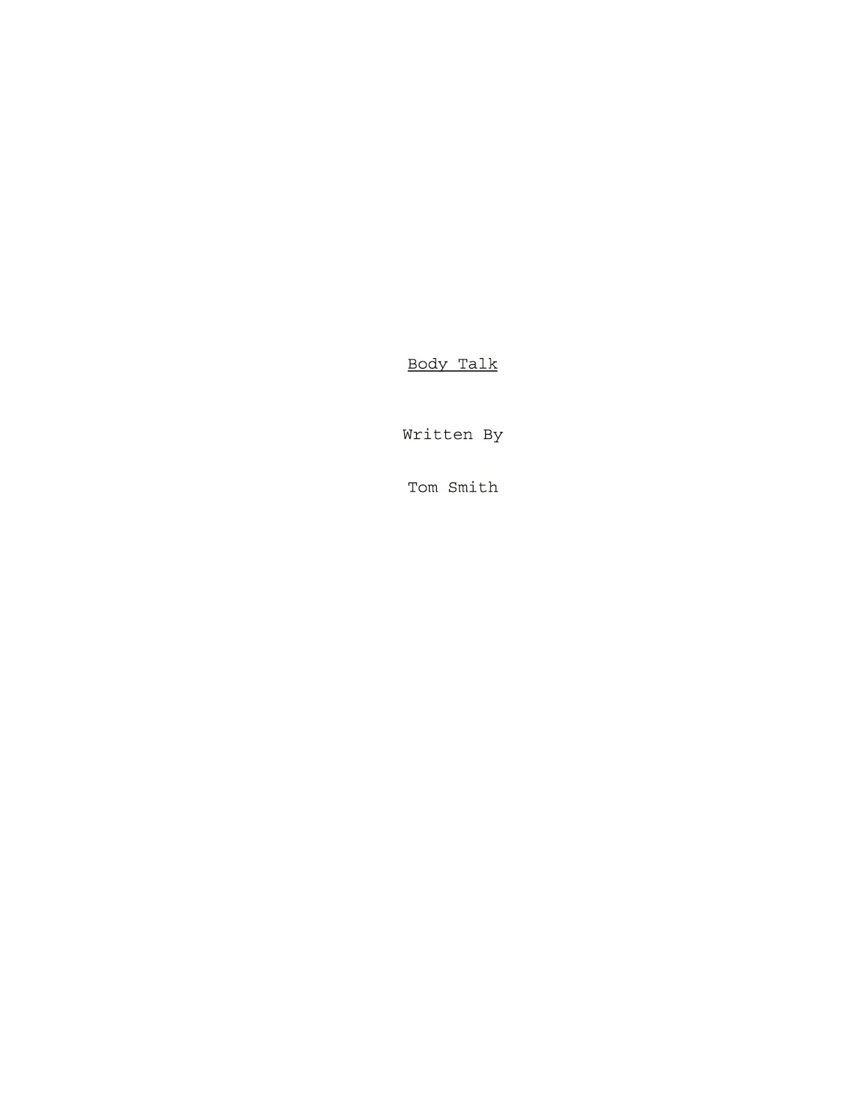 Narrator Script Thomas Smith- BA (Hons) Computer Animation Arts UCA Rochester: @Phil ...