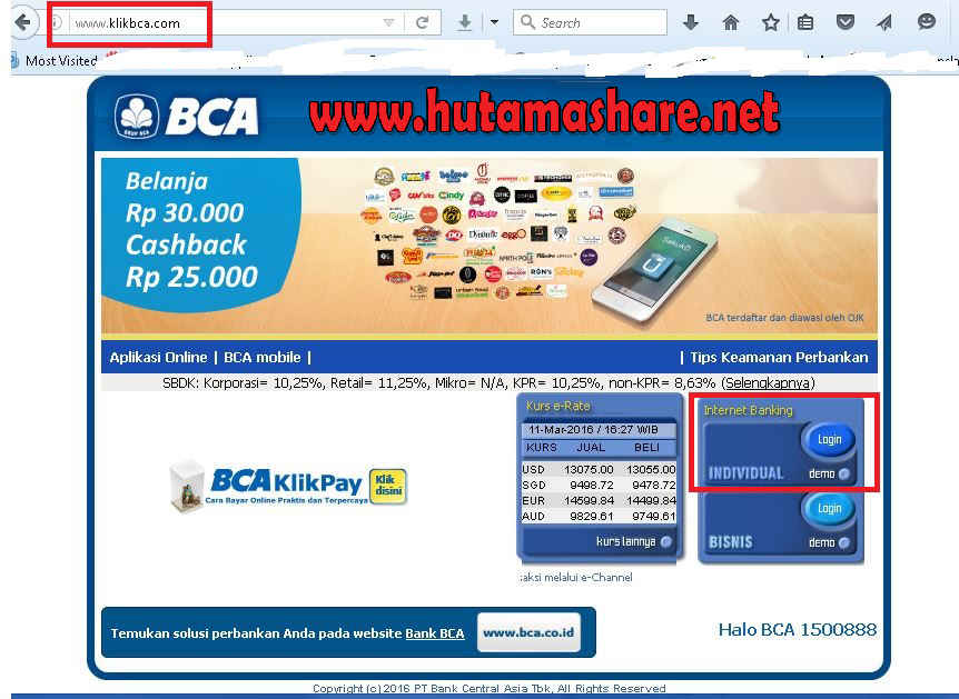 Cara Daftar Banking BCA Terlengkap Hutama Share