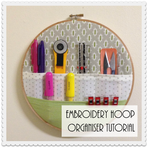 Embroidery Hoop Organiser Tutorial