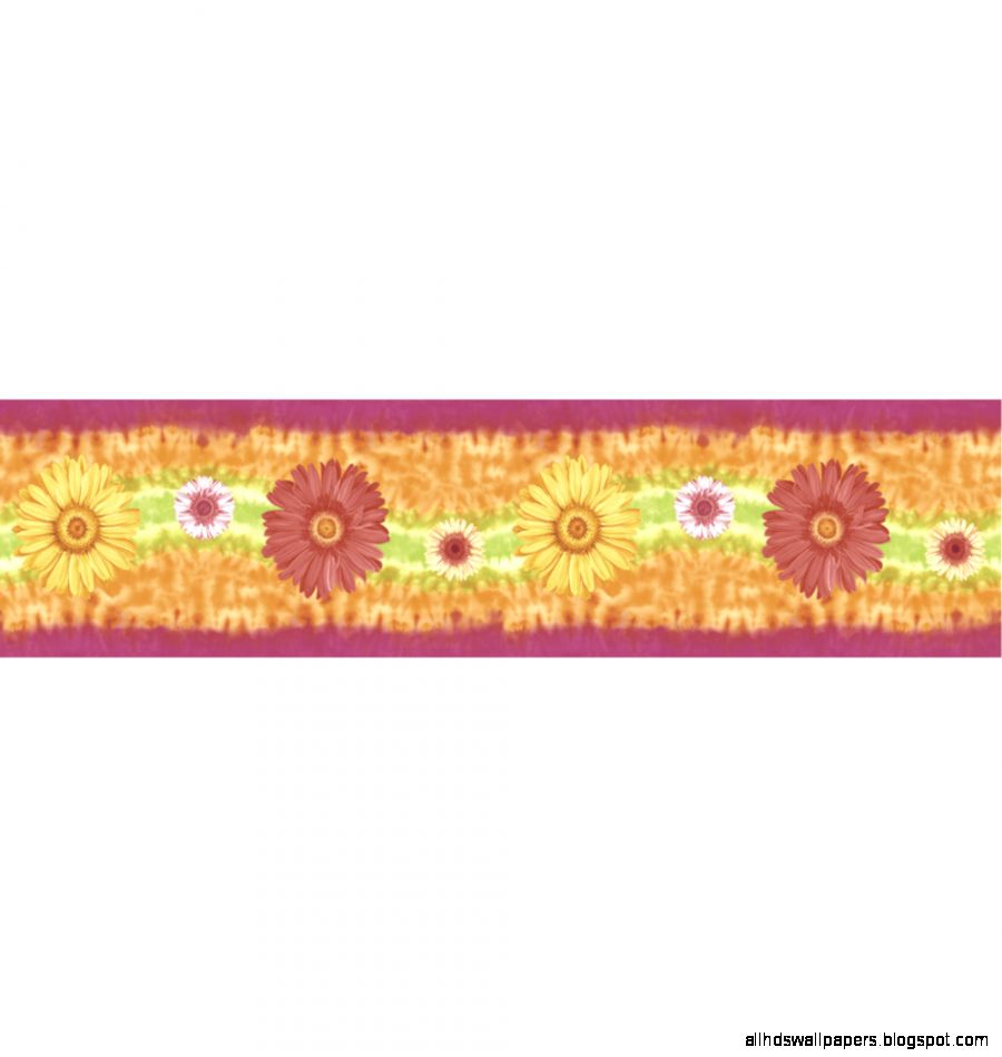 Just for Kids Daisy Daze Self Stick 15 x 5 Fl Border