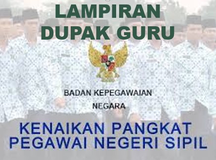 Lampiran Dupak Kenaikan Pangkat Pns Guru Dosen Jenis Karya