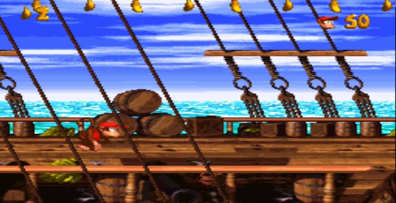 Snes Eternament Donkey Kong Country 2 Diddy's Kong Quest 50 Lives