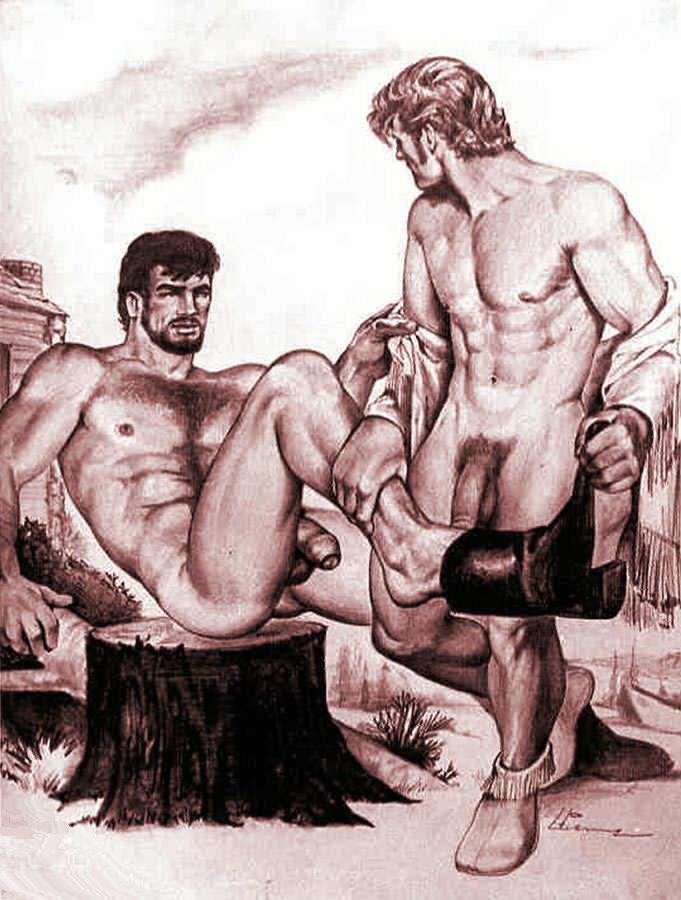 Рисунки Секс Геи