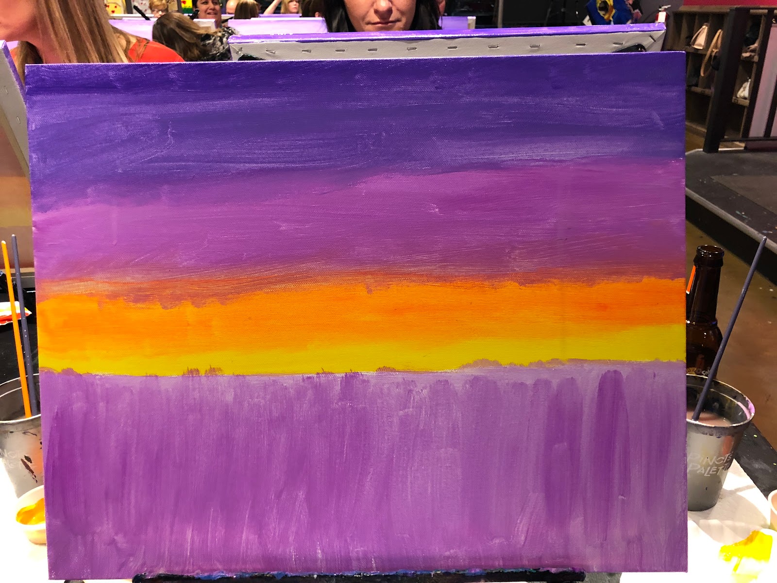 Darkinn Me, Myself and I Wine and Paint Night 2