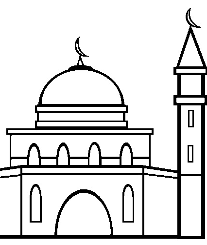 Produk Islam Indonesia: Gambar Masjid Hitam Putih
