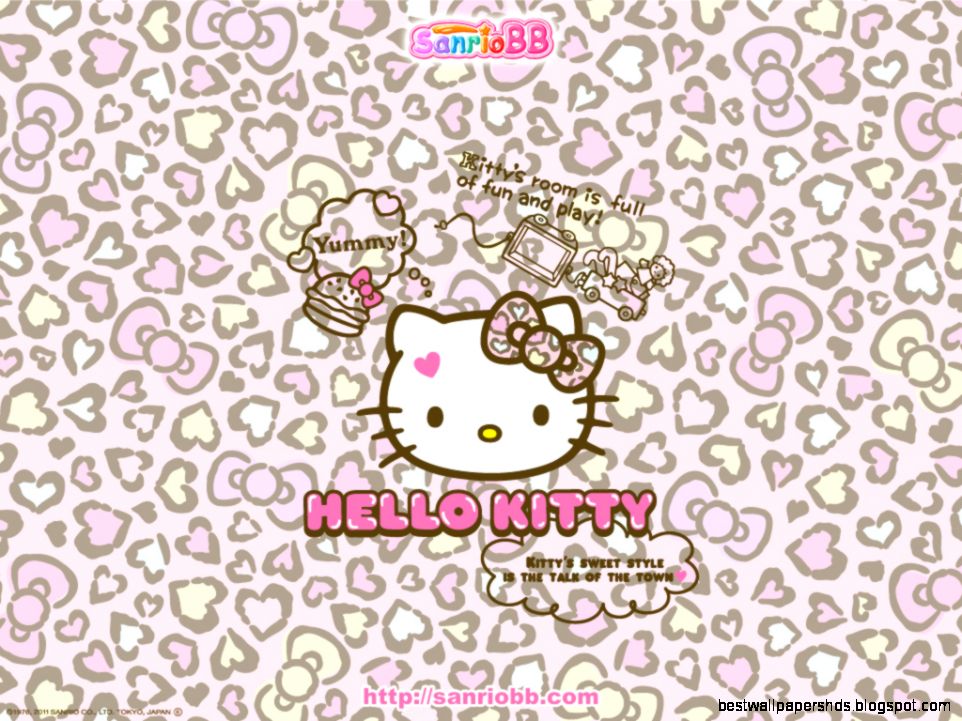 Hello Kitty Wallpaper – Pink Kawaii Backgrounds  Hawaii Kawaii Blog