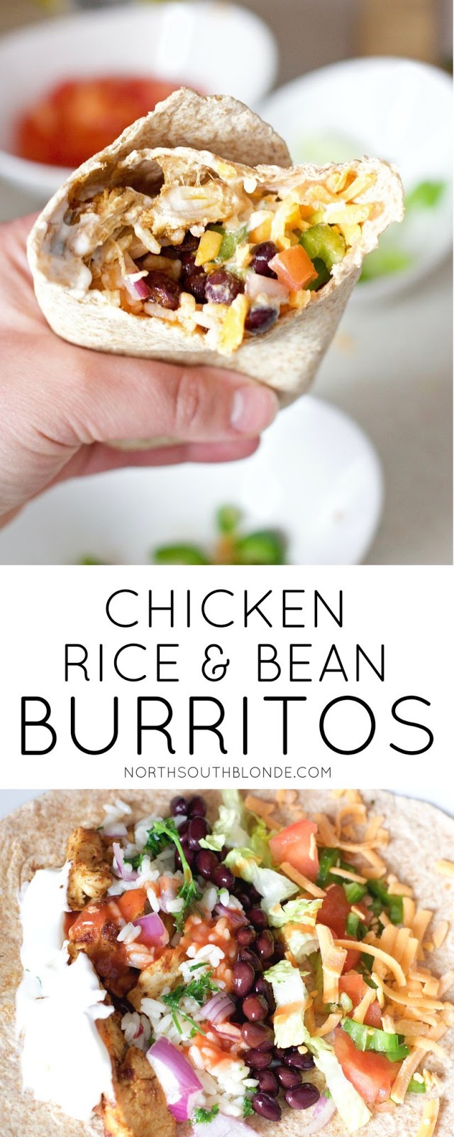 Chicken Rice And Black Bean Burritos Chicken Rice And Black Bean Burritos