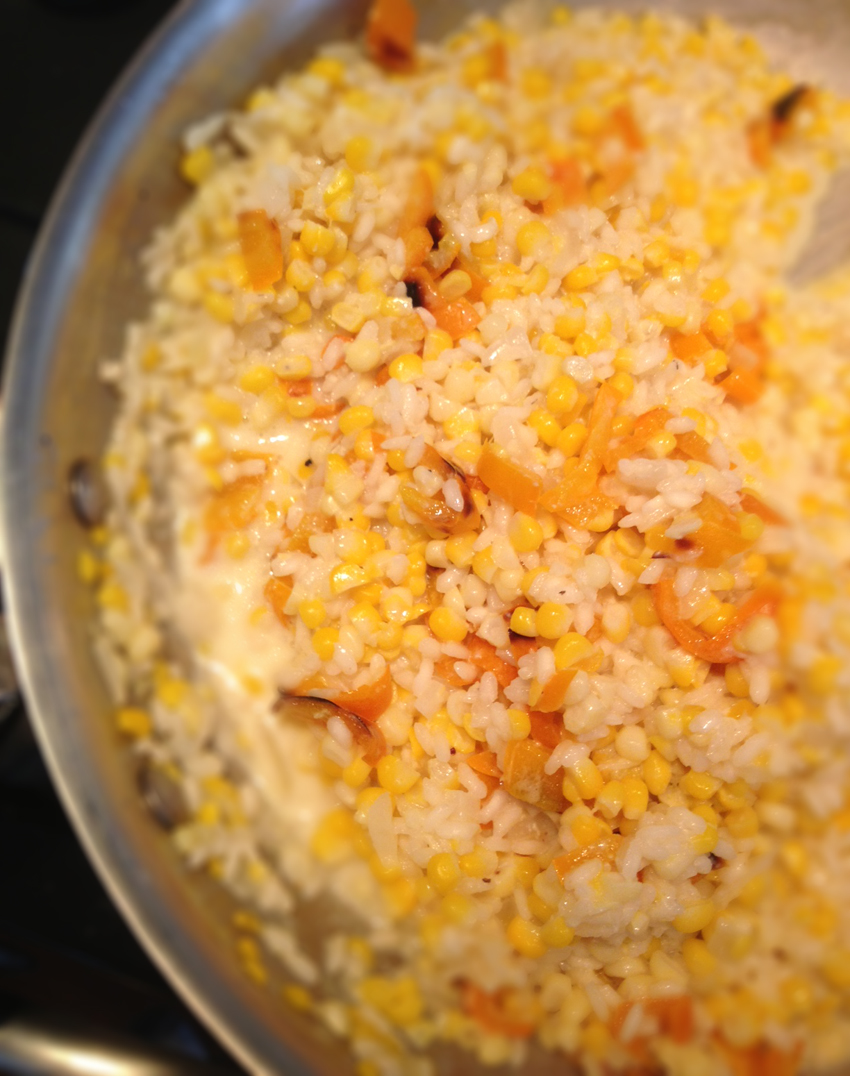Creamy Corn Risotto Chinese Foods
