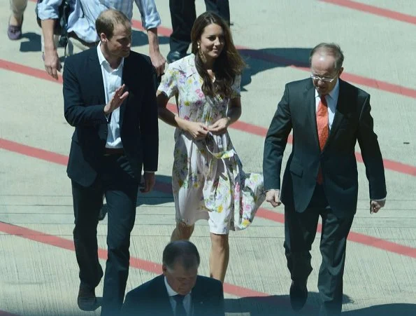 Duke and Duchess of Cambridge - on a tour marking the diamond jubilee of Queen Elizabeth II