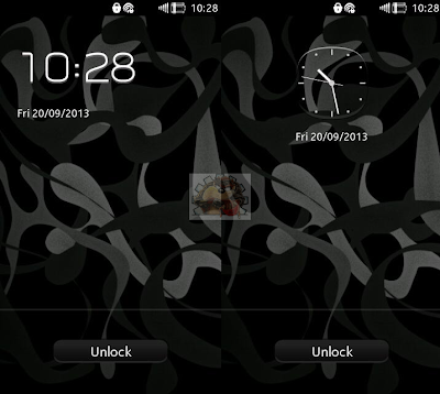 The Darkside of Symbian: Lock Screen Digital Clock Edited By Tipinaya